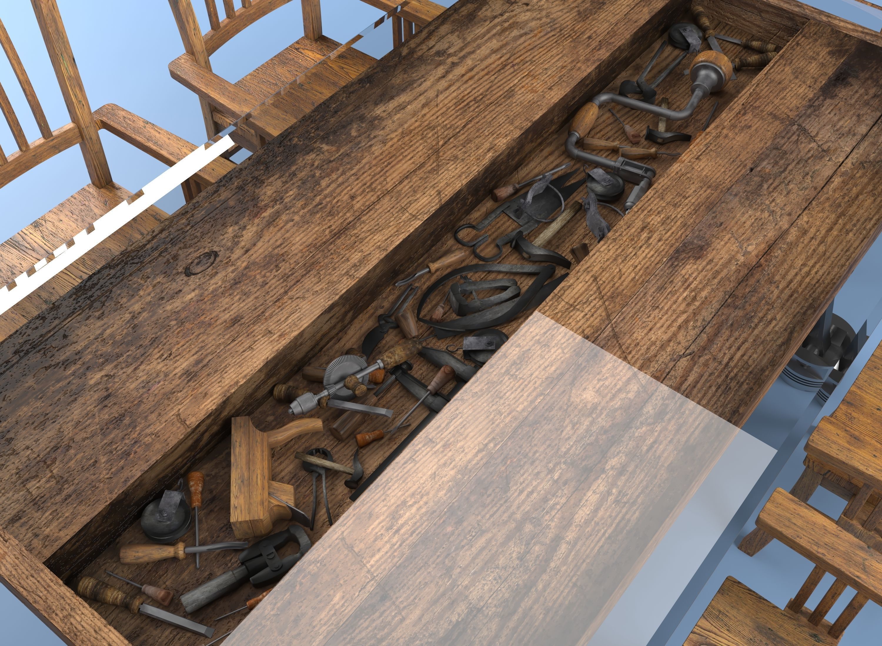 Special Design Table 3D model_7