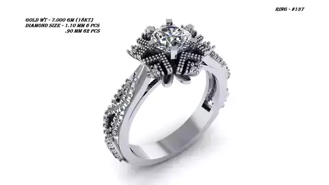solitare ring for girls