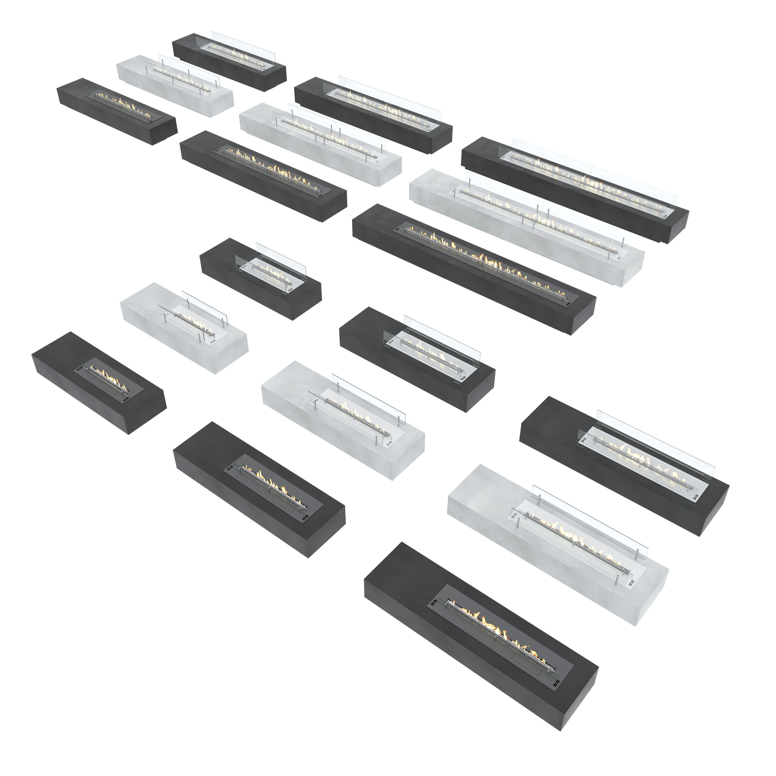 Biofireplace Planika FLA3 3D model_5