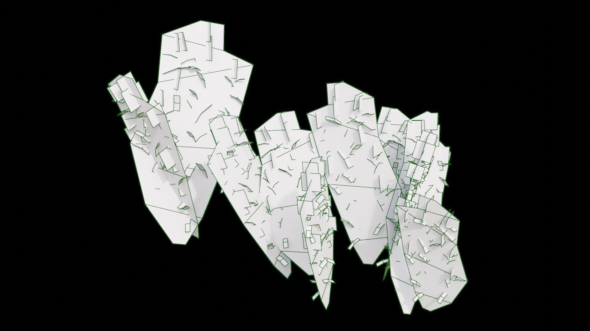 Wild Flower Grass 3D model_37