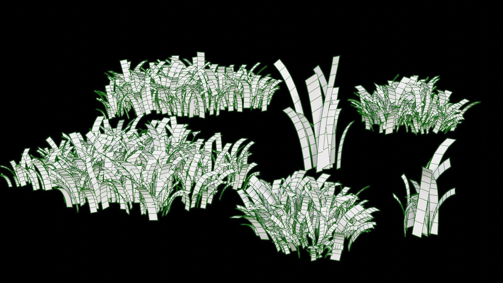 Wild Flower Grass 3D model_32