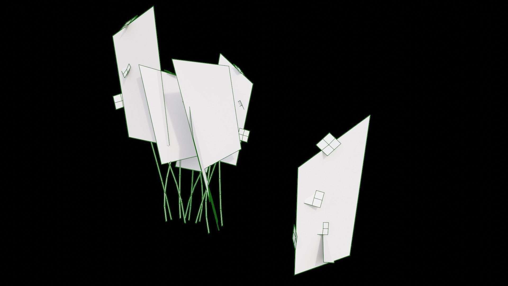 Wild Flower Grass 3D model_45