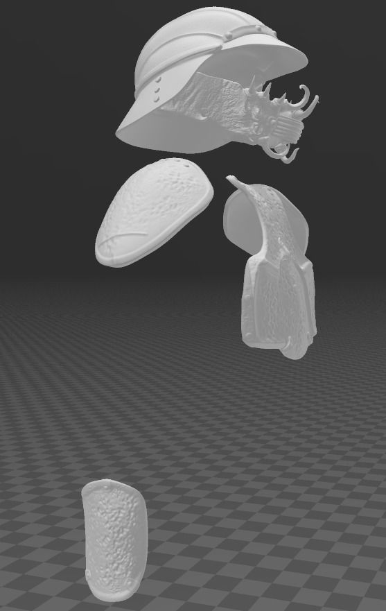 Star Wars Lando Skiff Guard Armor 3D print model_2