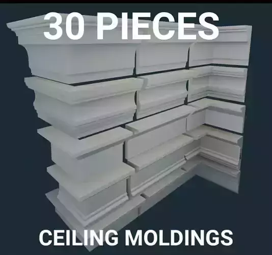  Ceiling Moldings 30 Pieces