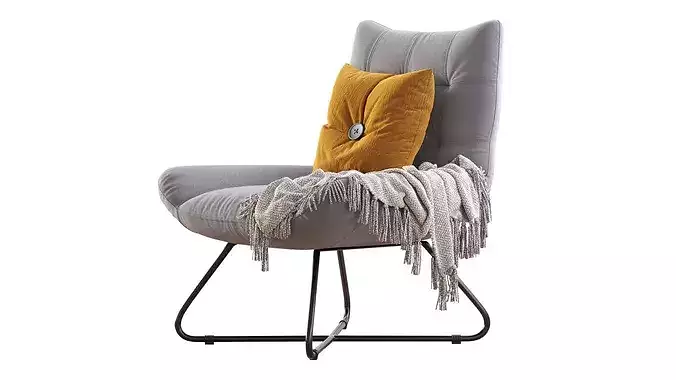 GRADUATE LOUNGE CHAIR OPEN ROAD 3D model 3