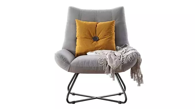 GRADUATE LOUNGE CHAIR OPEN ROAD 3D model 7