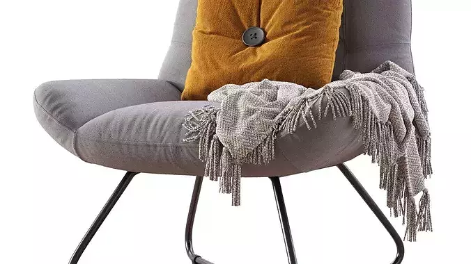 GRADUATE LOUNGE CHAIR OPEN ROAD 3D model 4