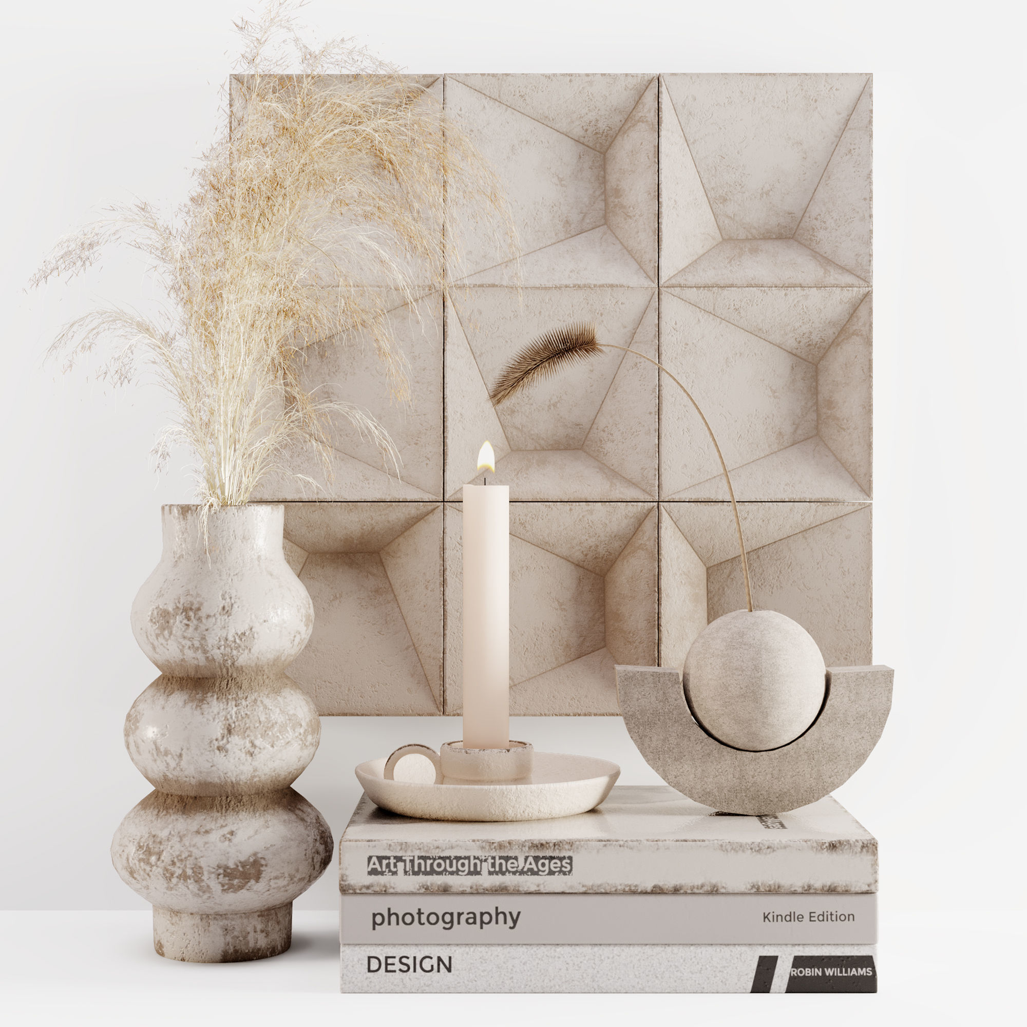 Decorative Set 05 3D model_1