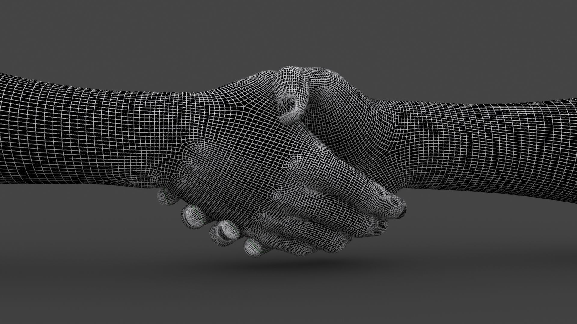 HAND-033 Handshake 3D model_5