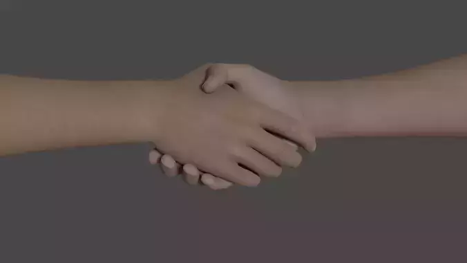 HAND-033 Handshake 3D model