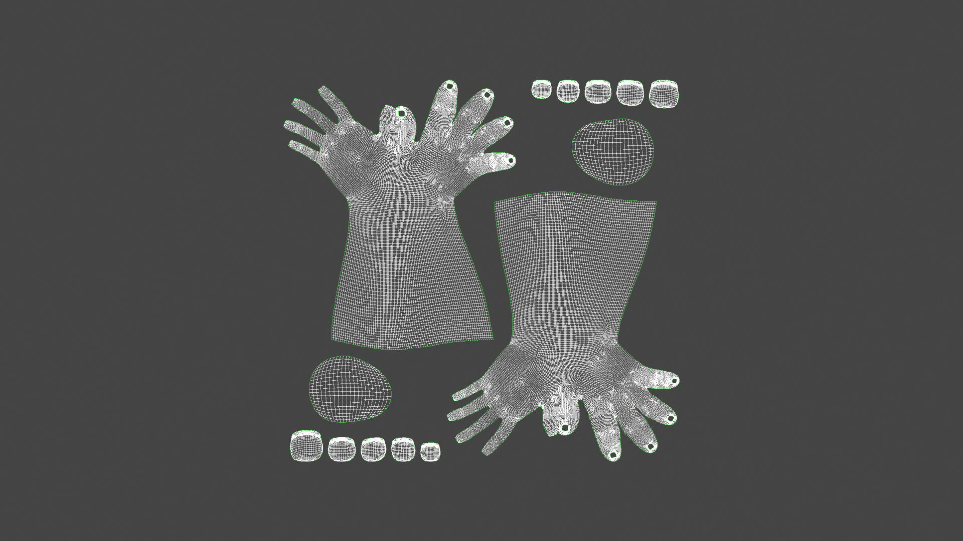 HAND-033 Handshake 3D model_7