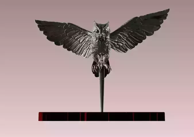 Owl Emblem of the Main Intelligence Directorate  3D print model