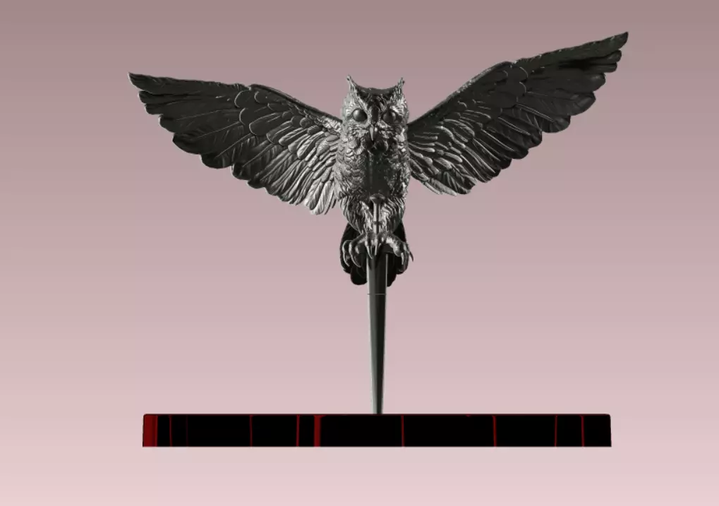Owl Emblem of the Main Intelligence Directorate  3D print model_0