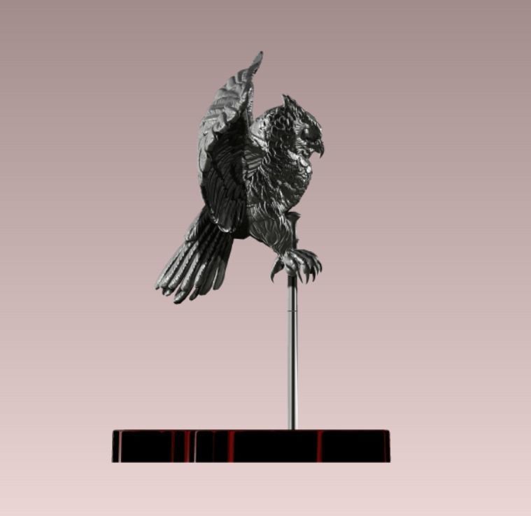 Owl Emblem of the Main Intelligence Directorate  3D print model_3
