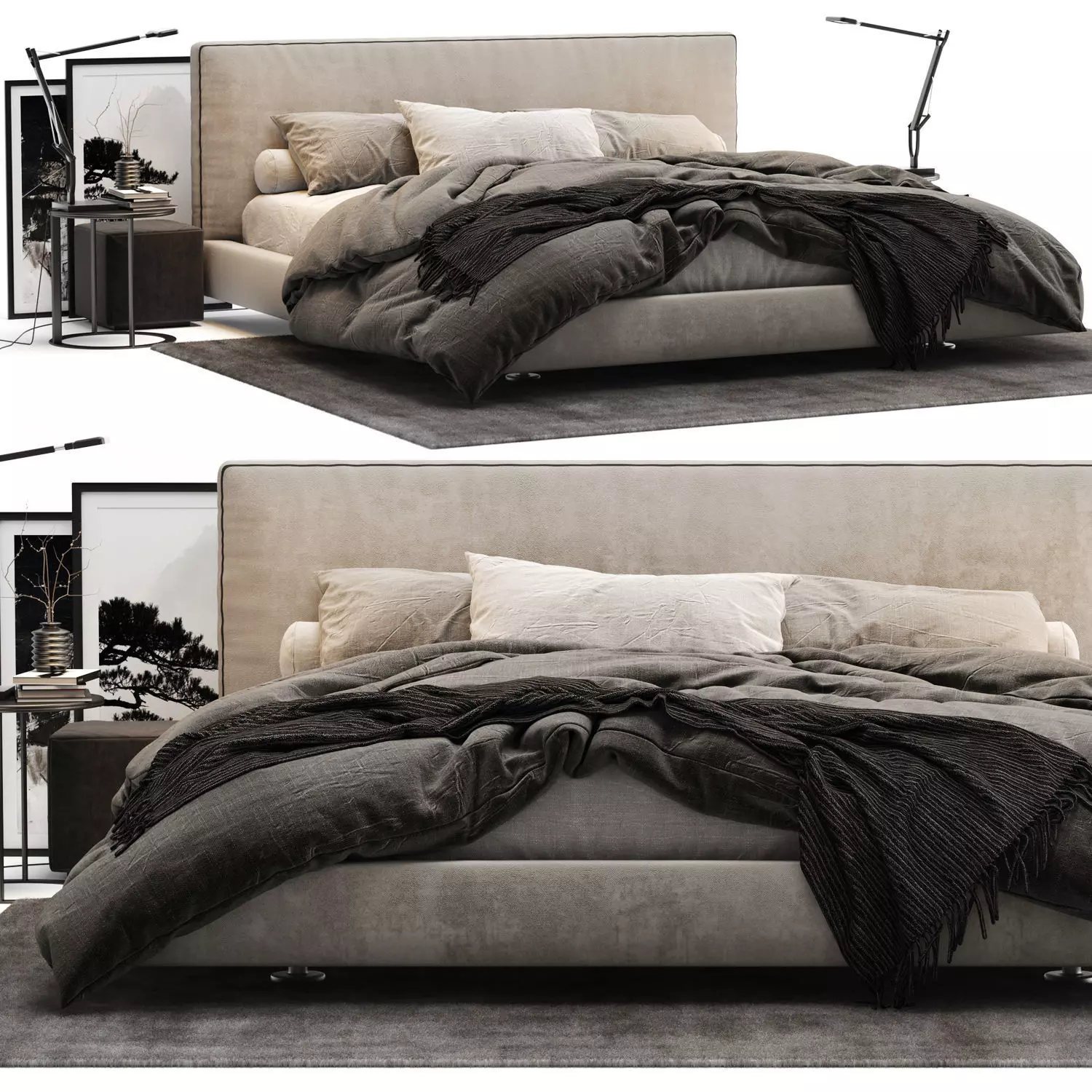 Richard Bed Set 3D model