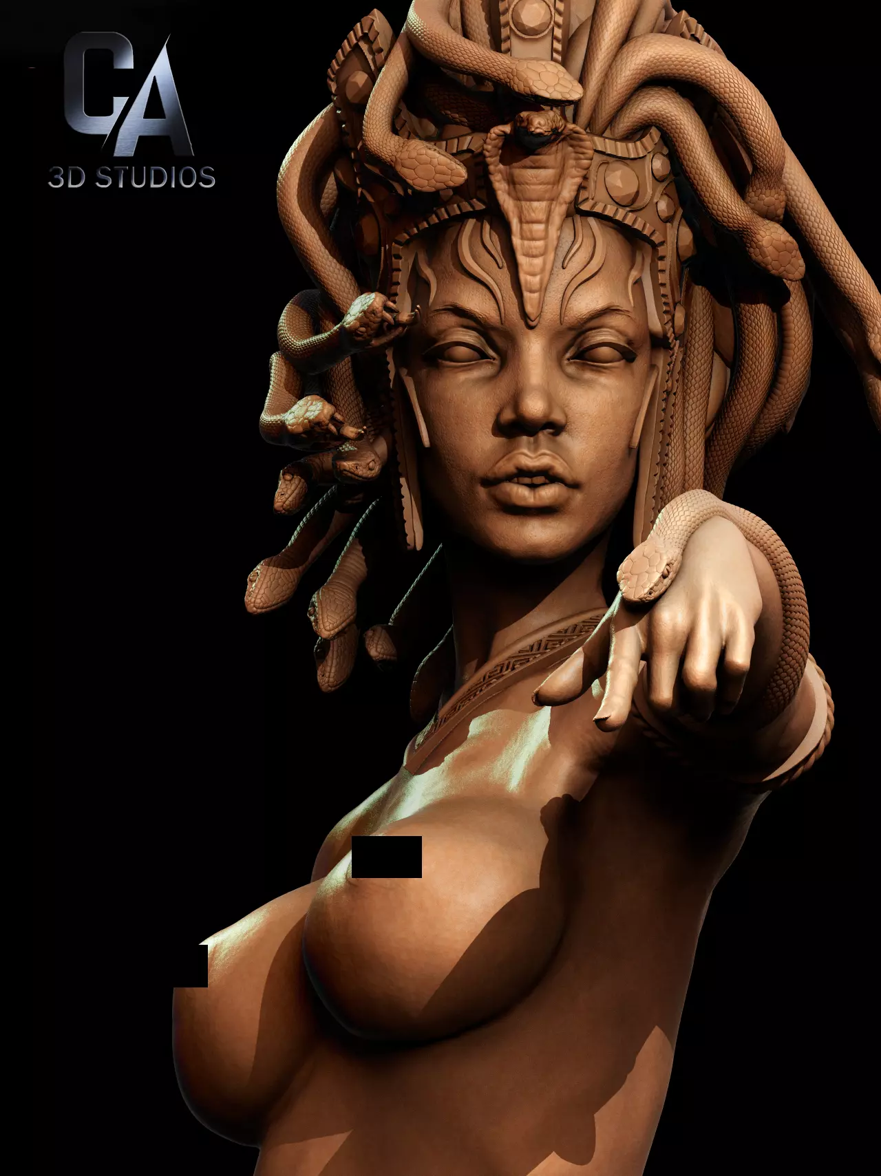 Medusa NSFW 3D Print 3D print model_0