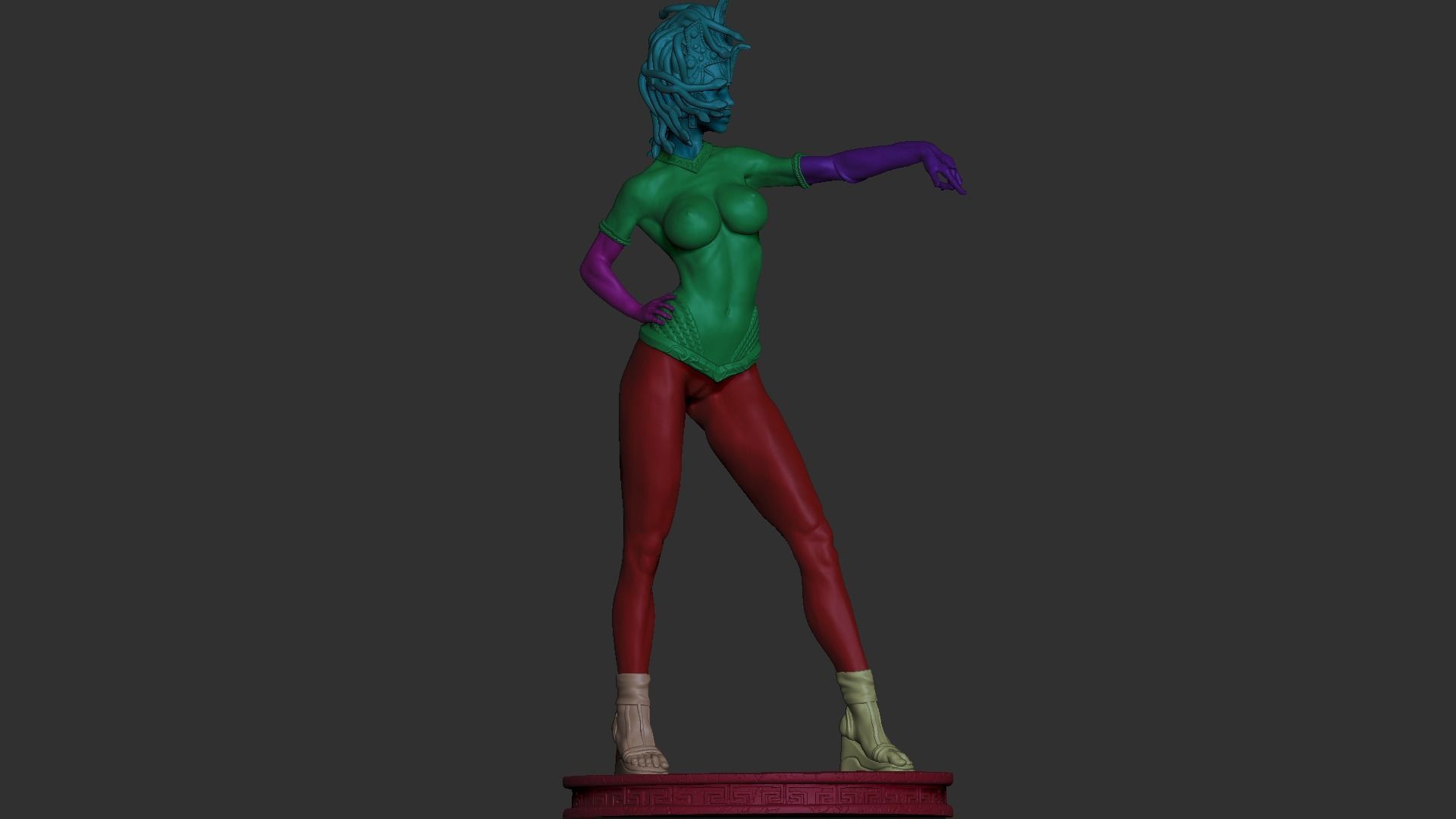 Medusa NSFW 3D Print 3D print model_9