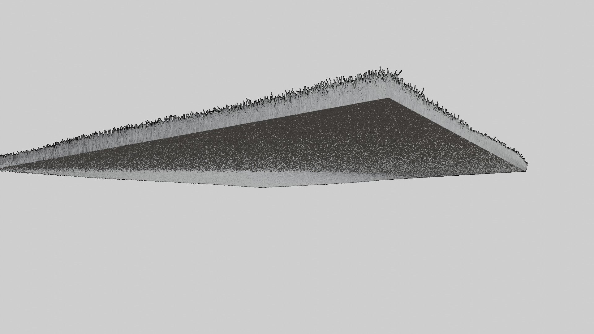 procedural field grass Low-poly 3D model_6