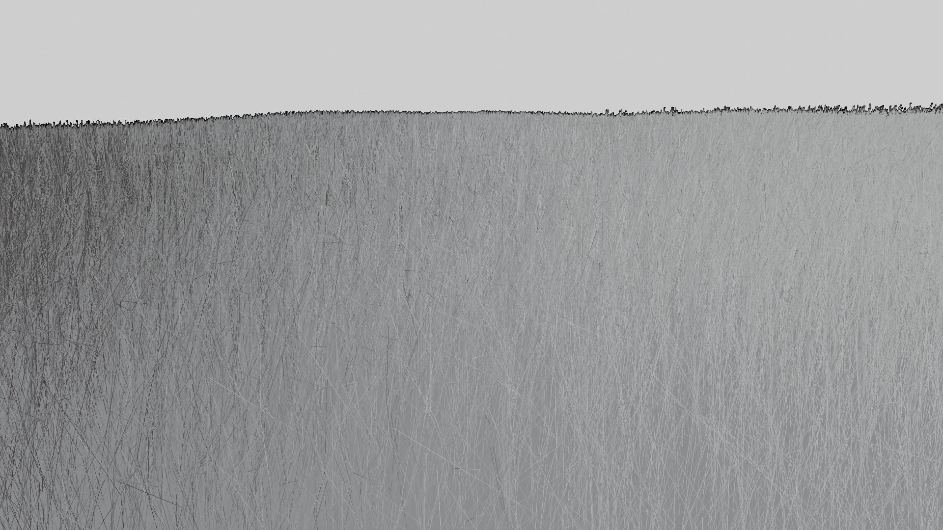 procedural field grass Low-poly 3D model_4