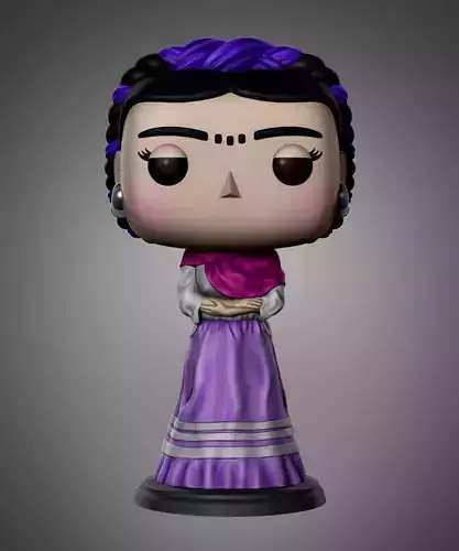 Frida Khalo Pop 3D print model