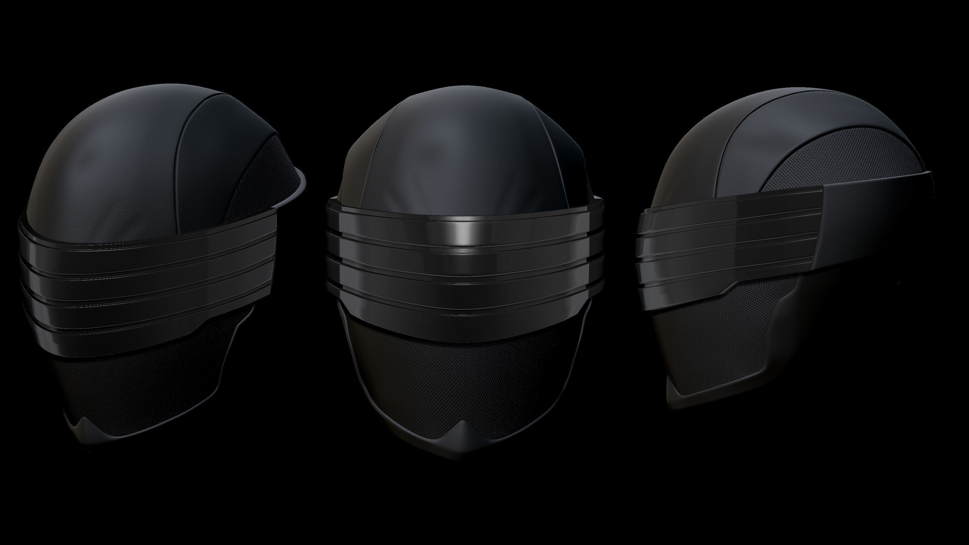 Snake Eyes Helmet  3D model_9