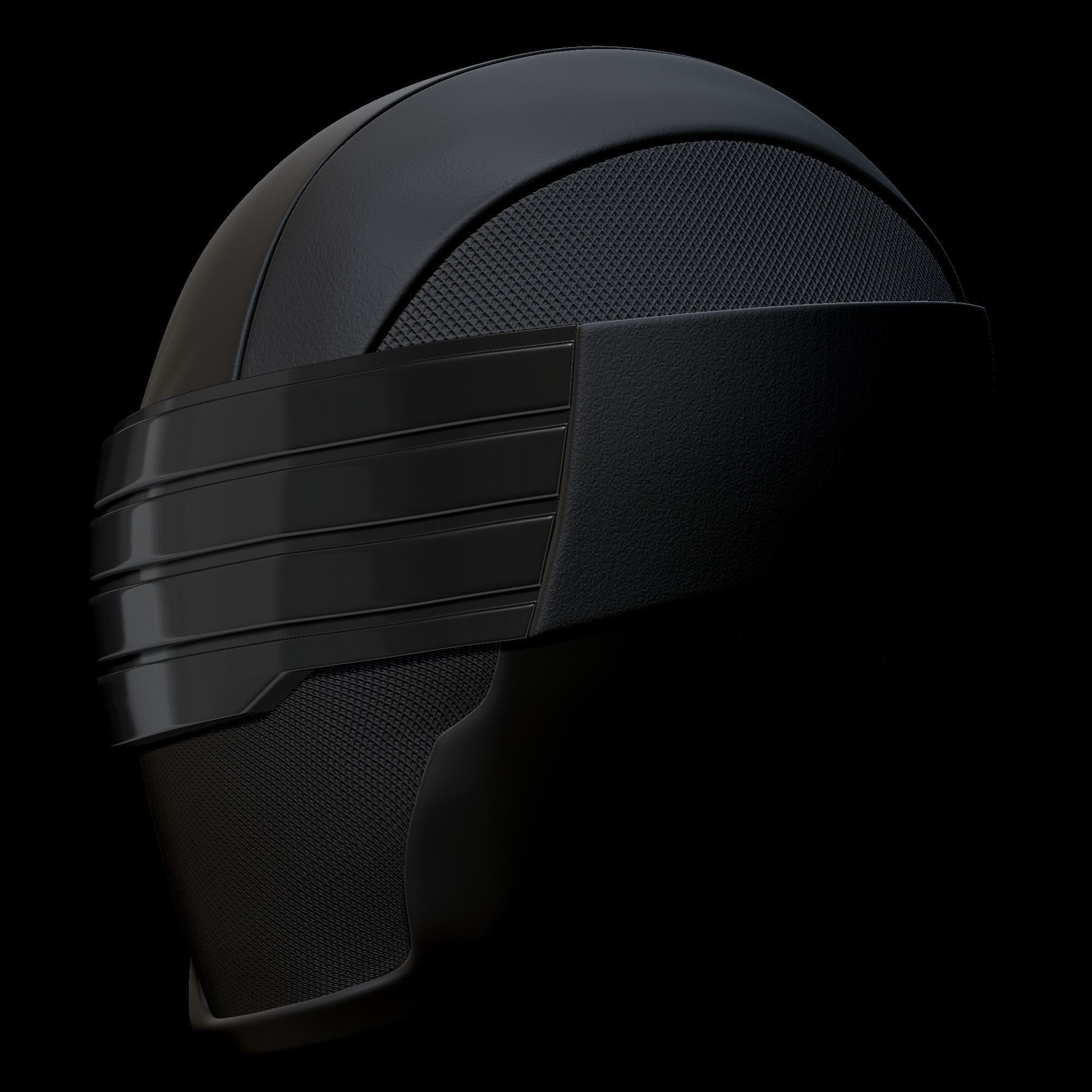 Snake Eyes Helmet  3D model_3