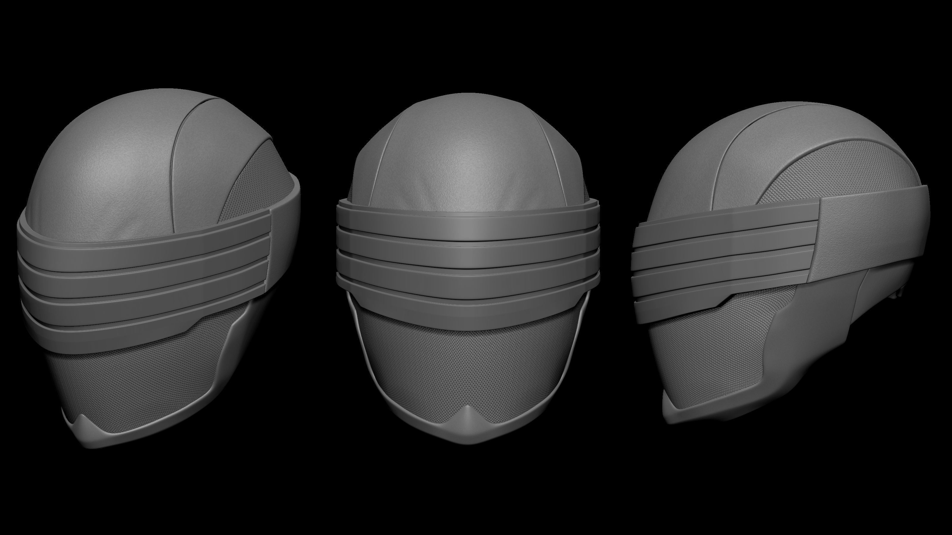 Snake Eyes Helmet  3D model_10