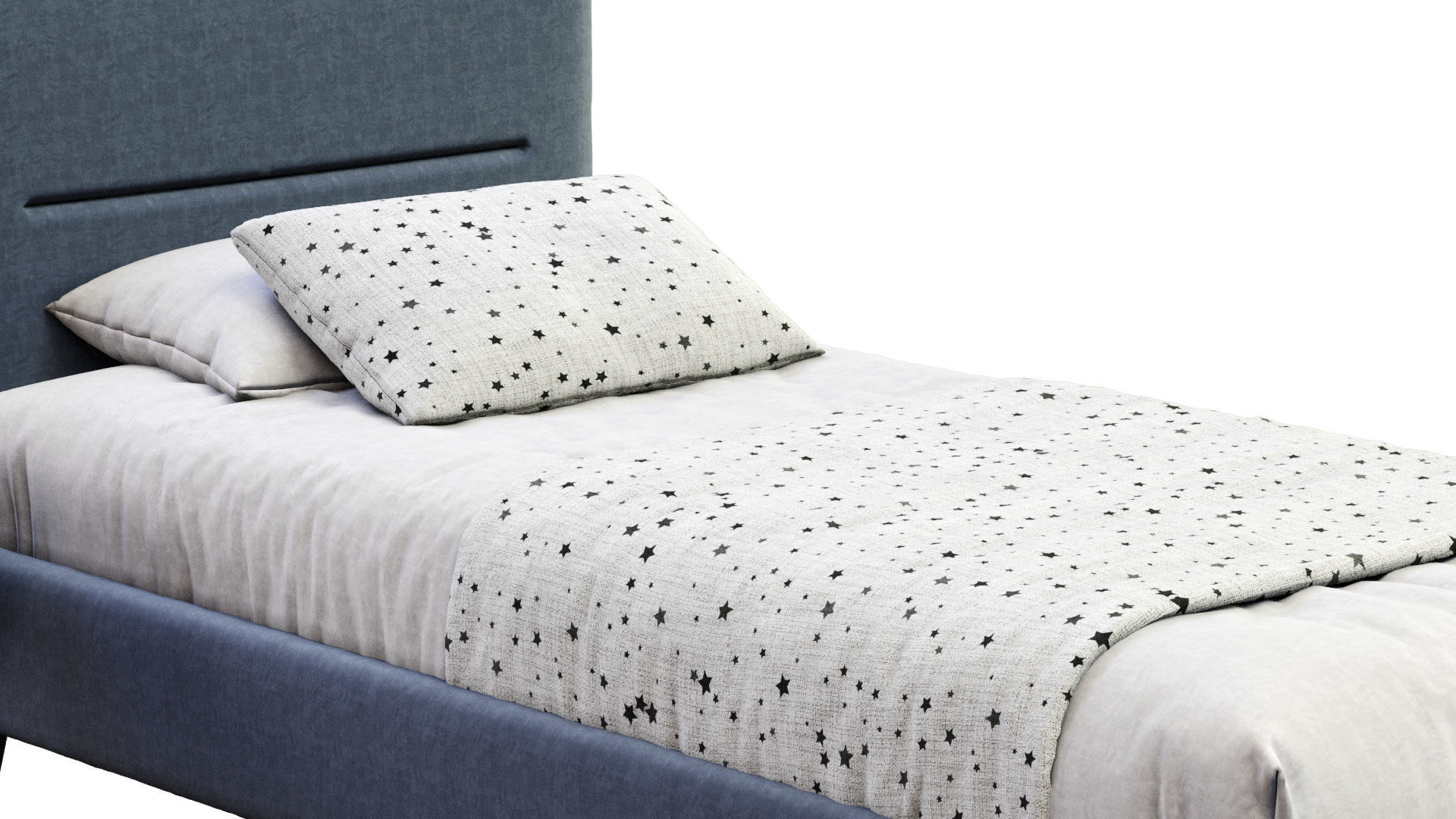 Pail Single Bed  3D model_6