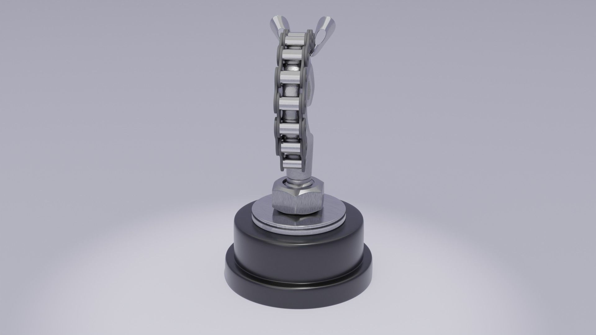 Stylized horse chess figure Low-poly 3D model_6