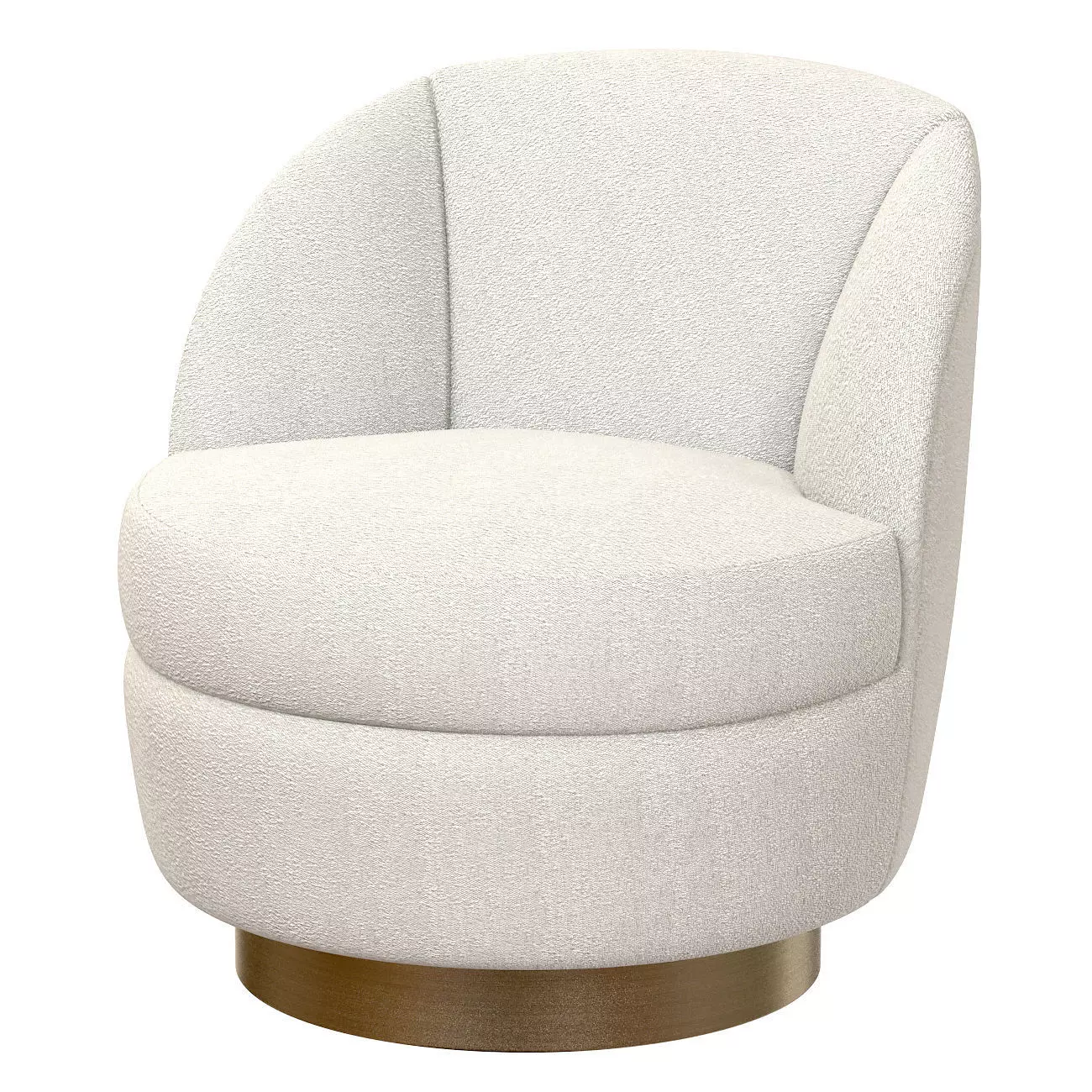 Milo Baughman Swivel Lounge Chair 3D model