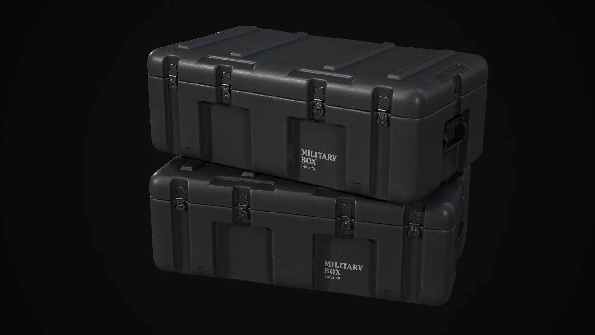 MilitaryCase 02 Low-poly 3D model_0