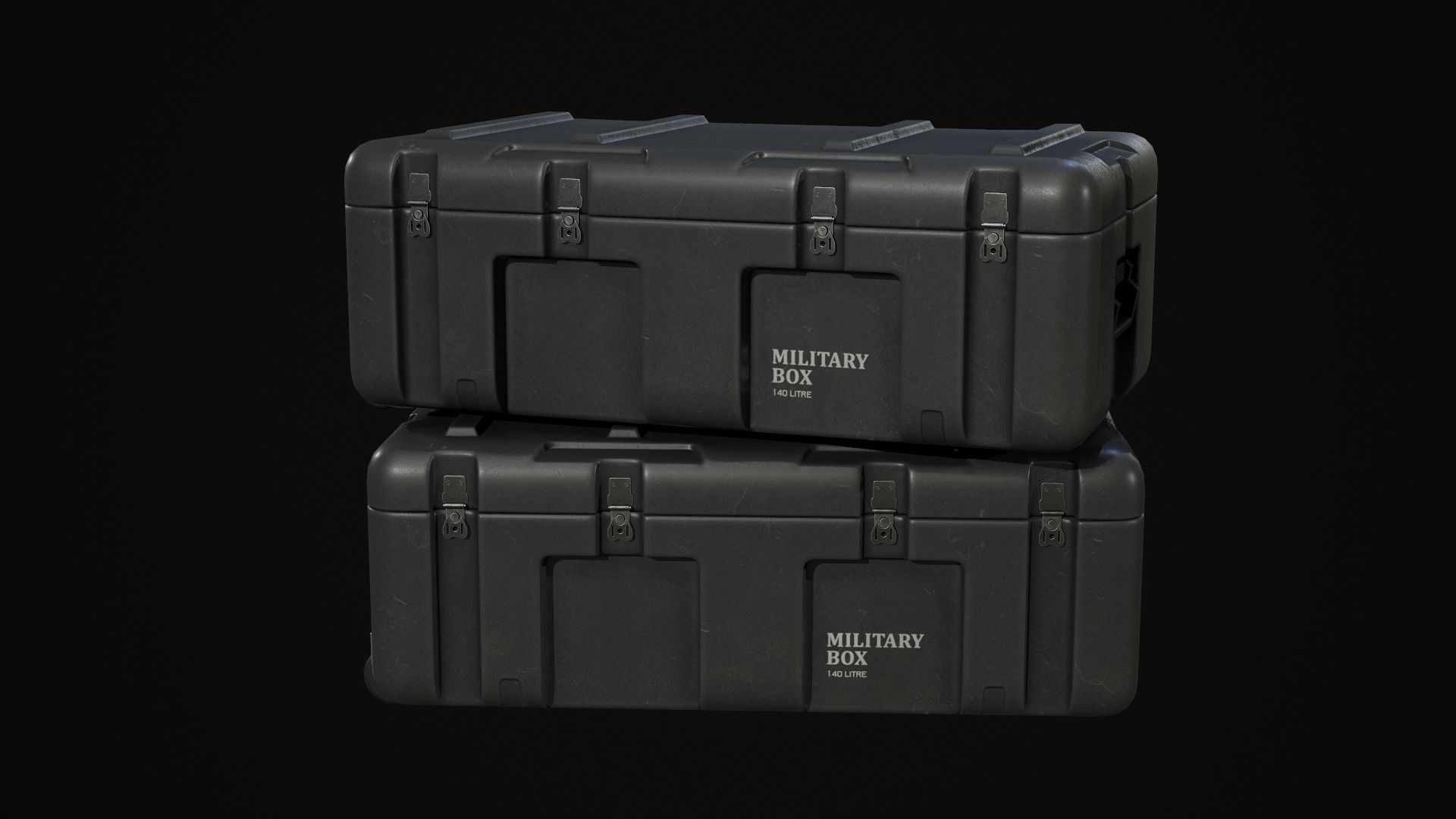 MilitaryCase 02 Low-poly 3D model_2