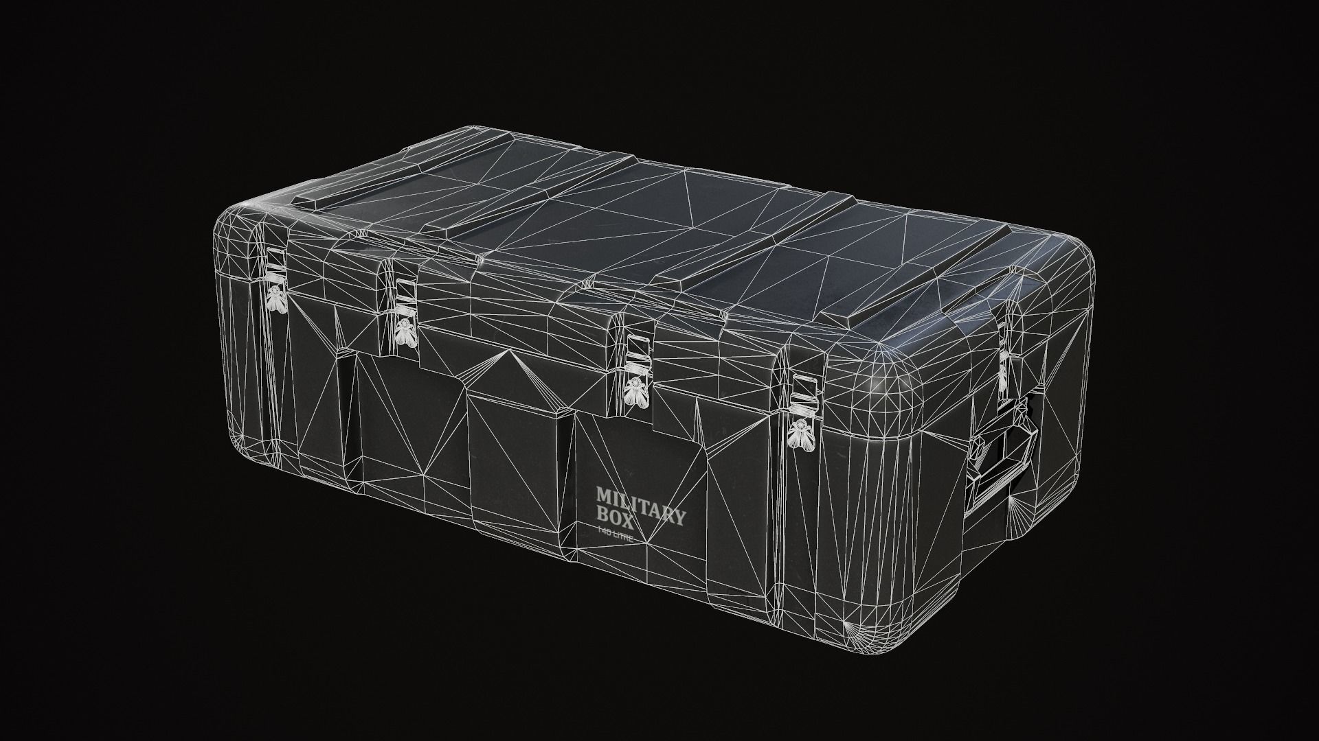 MilitaryCase 02 Low-poly 3D model_6
