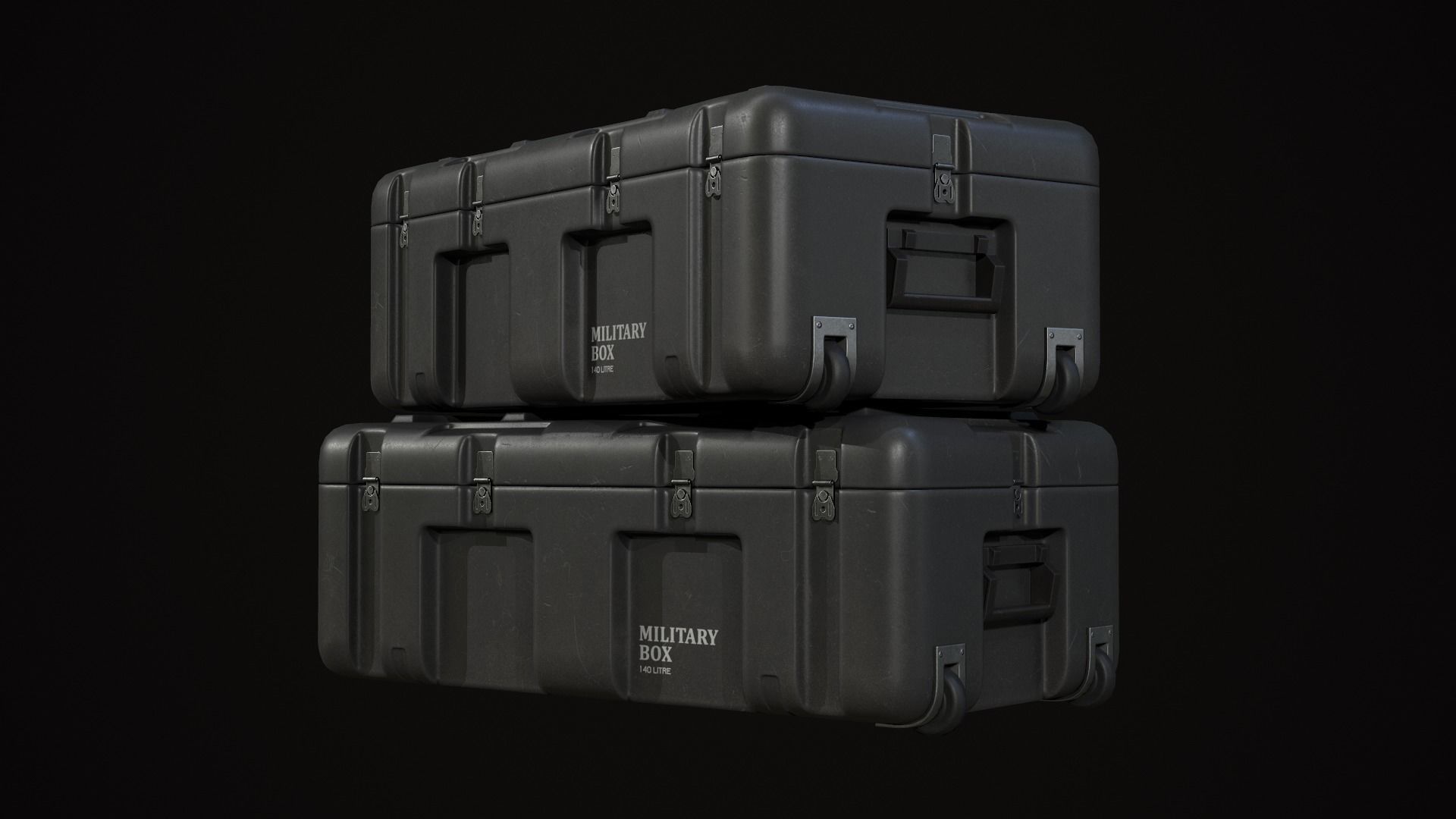 MilitaryCase 02 Low-poly 3D model_1