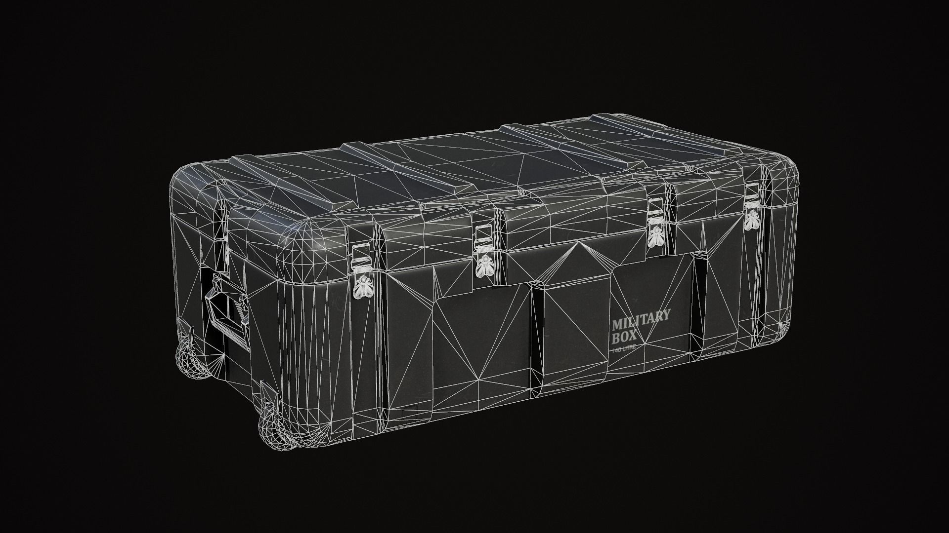 MilitaryCase 02 Low-poly 3D model_5