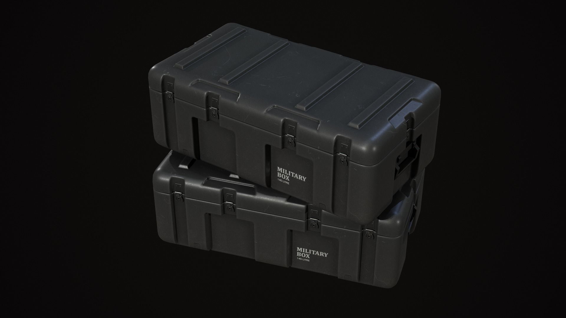 MilitaryCase 02 Low-poly 3D model_4