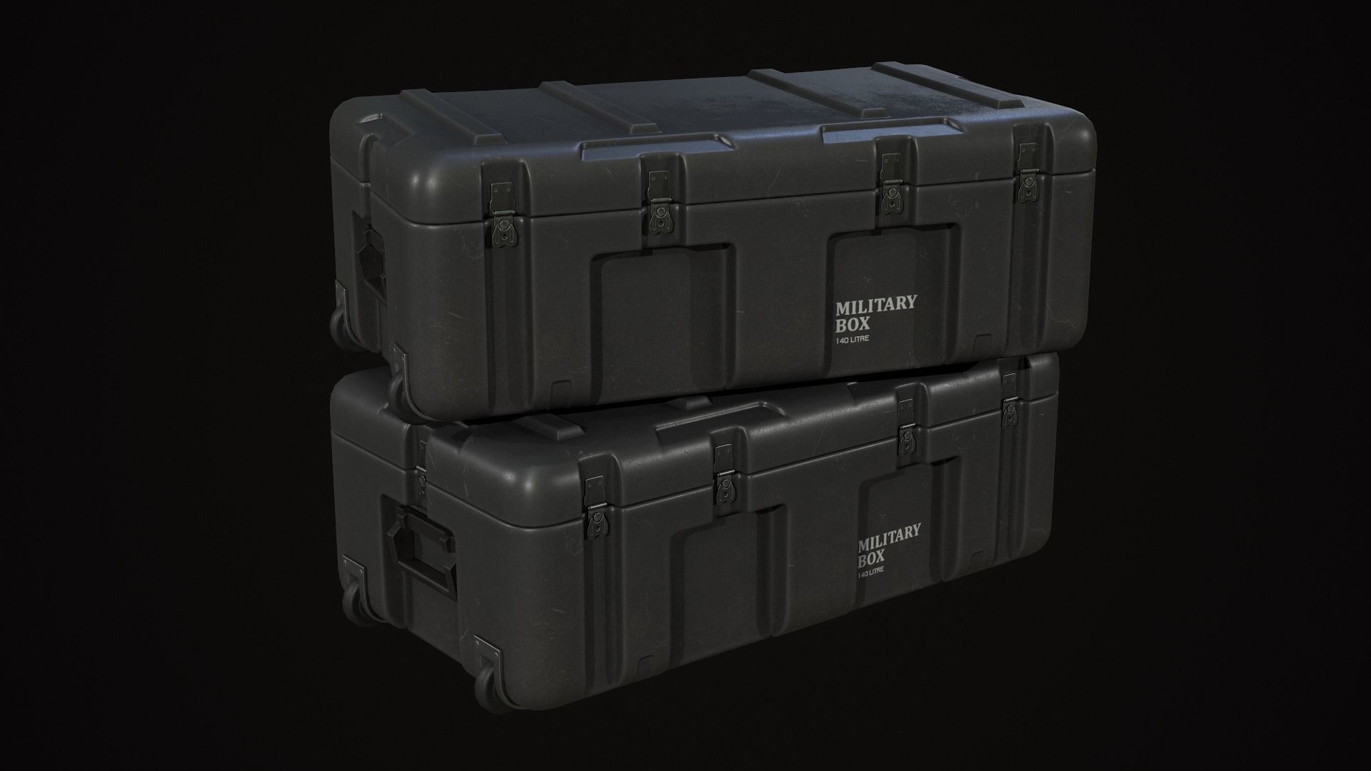 MilitaryCase 02 Low-poly 3D model_3