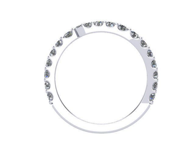 Spiral Diamond Ring 3D print model_3