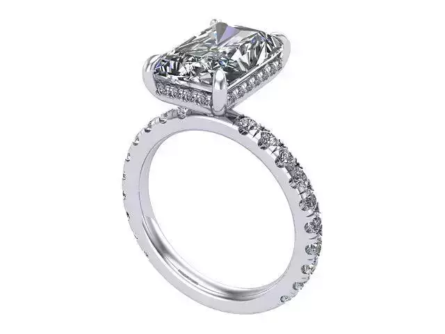Radiant Diamond Ring