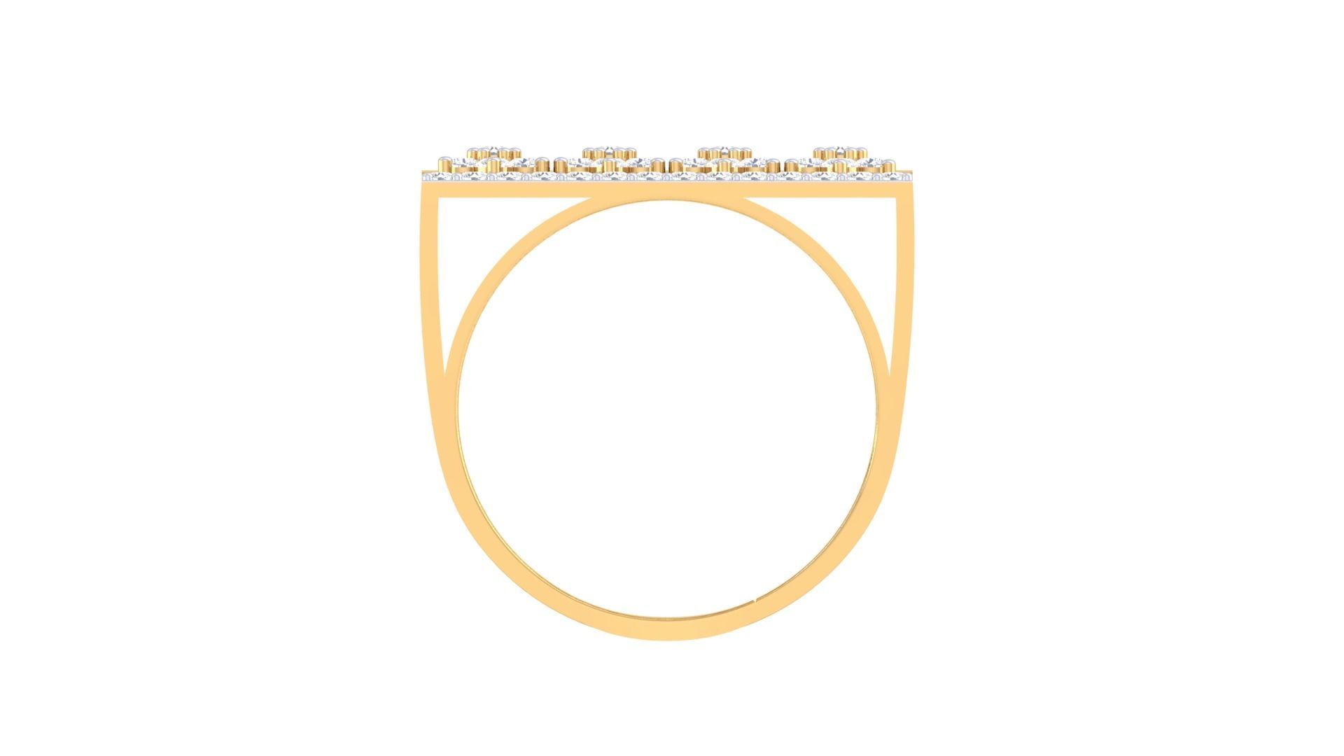 daisy ring Free 3D print model_6