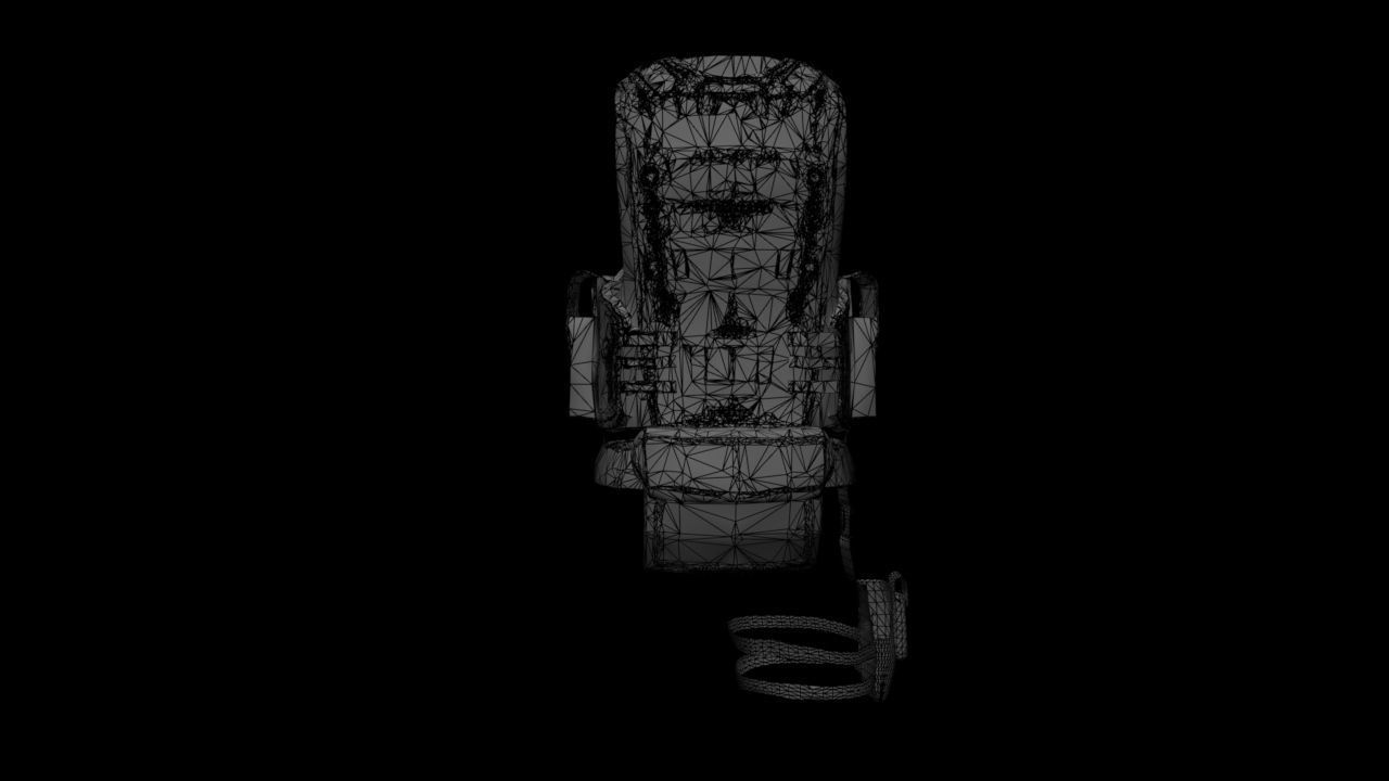 Black Hawk Down Vest 3D model_5