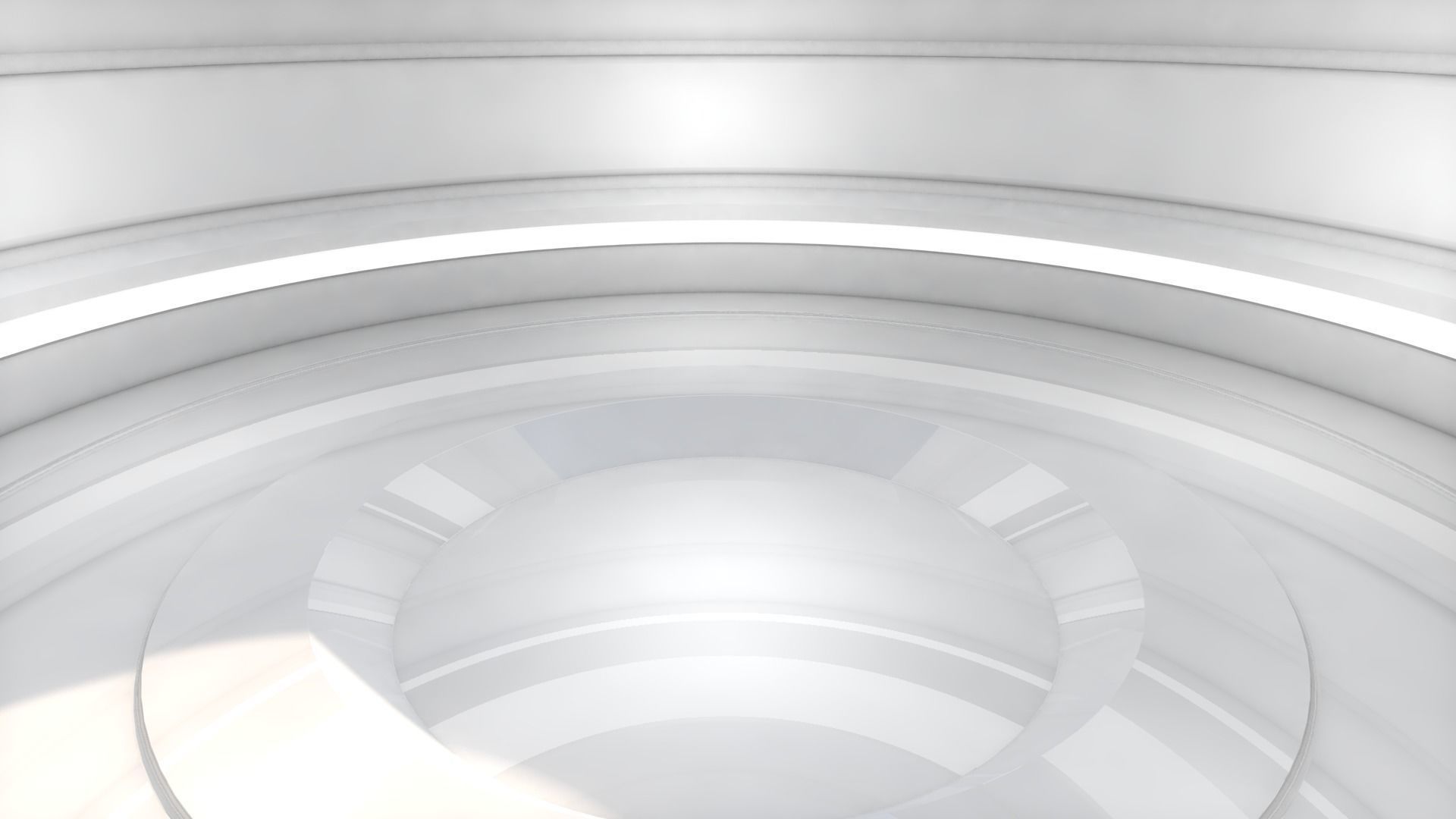 Sci Fi Room Low-poly 3D model_2