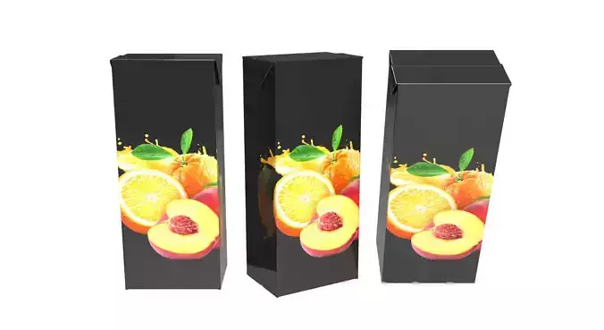 Juice 2000ml cardboard box packaging