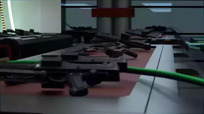 Star Wars DC 15 game ready weapon