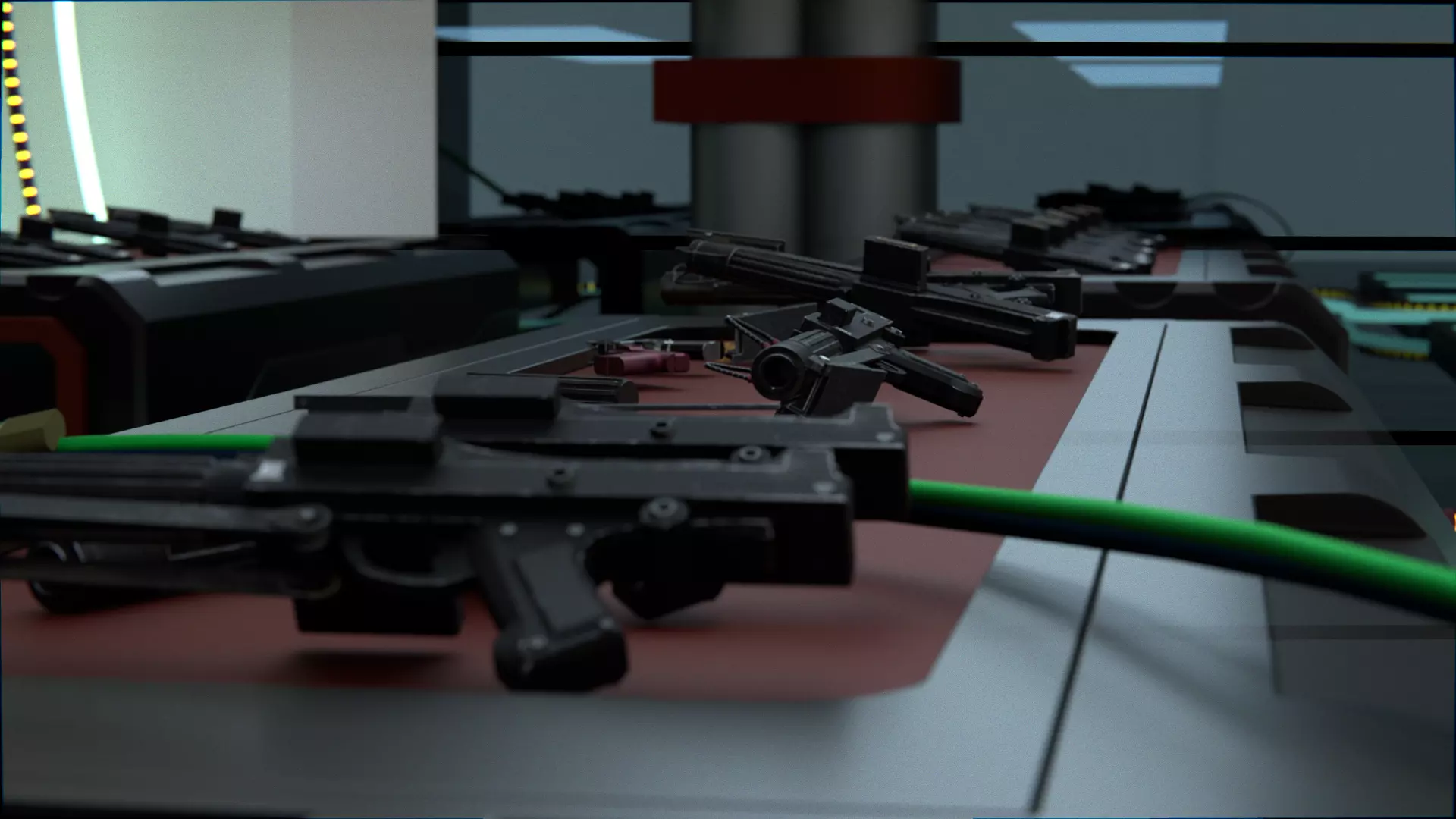 Star Wars DC 15 game ready weapon Low-poly 3D model_0