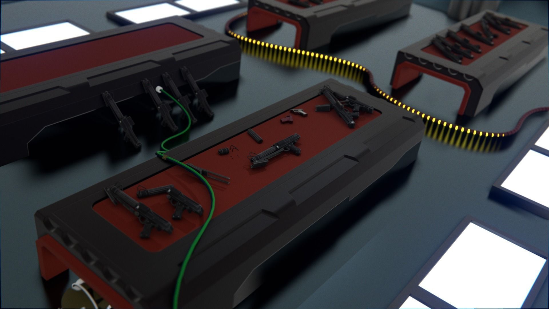 Star Wars DC 15 game ready weapon Low-poly 3D model_3