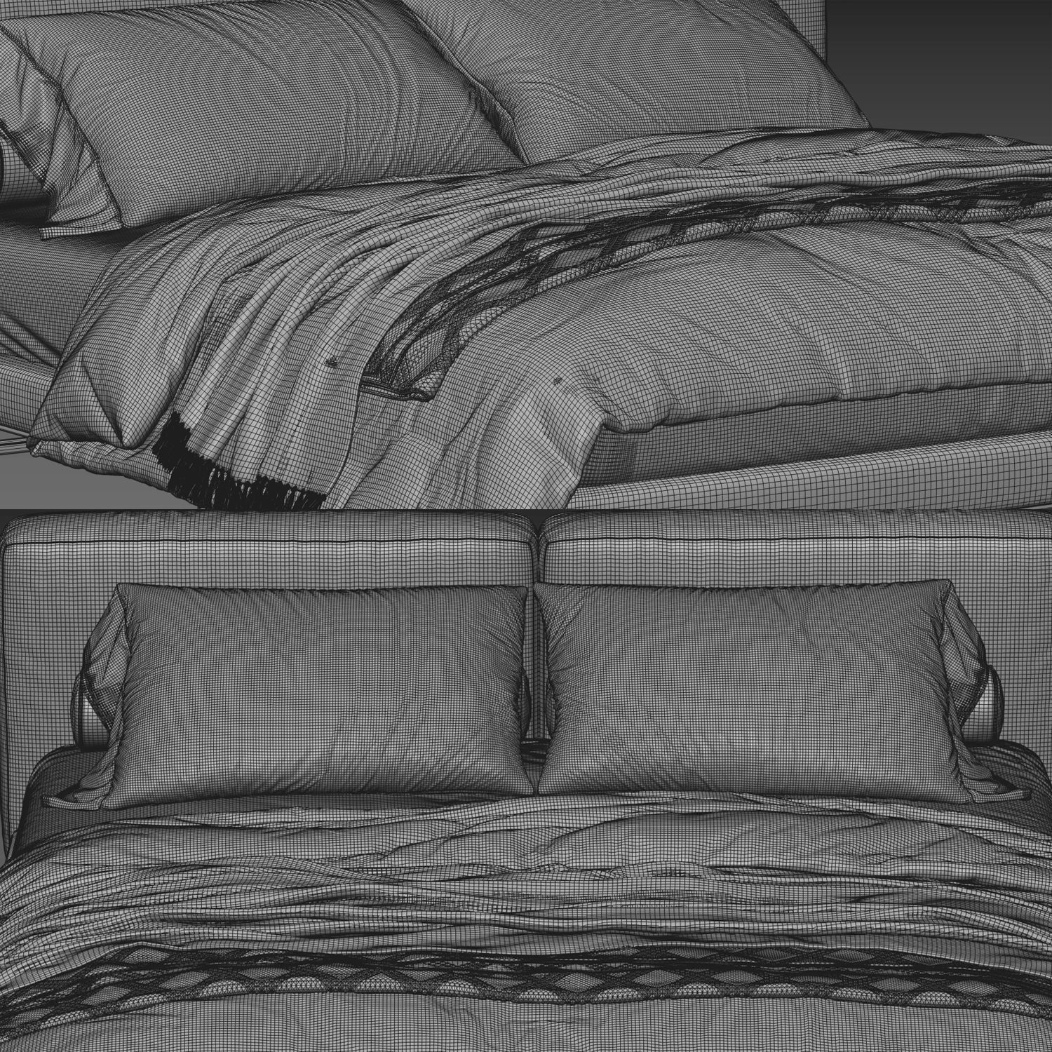 Alivar Echo Bed 3D model_3