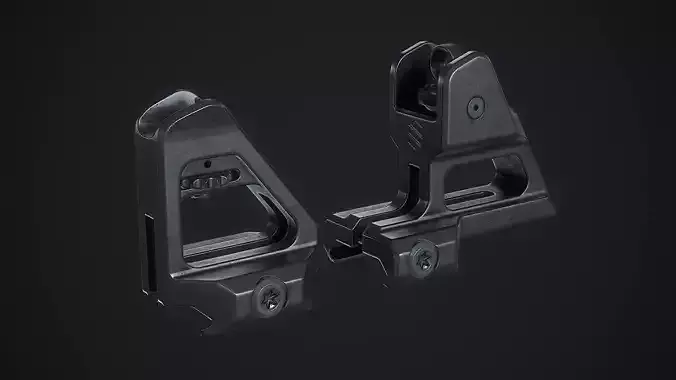 Scalarworks Peak Sights  Low-poly 3D model