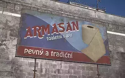bilboard armasan toilet paper billboard