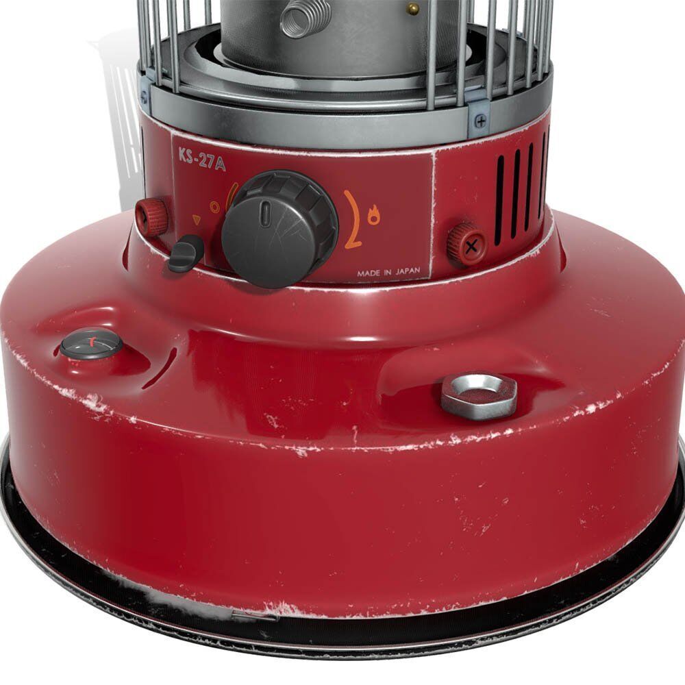 Toyotomi KS-27A Heater Low-poly 3D model_4